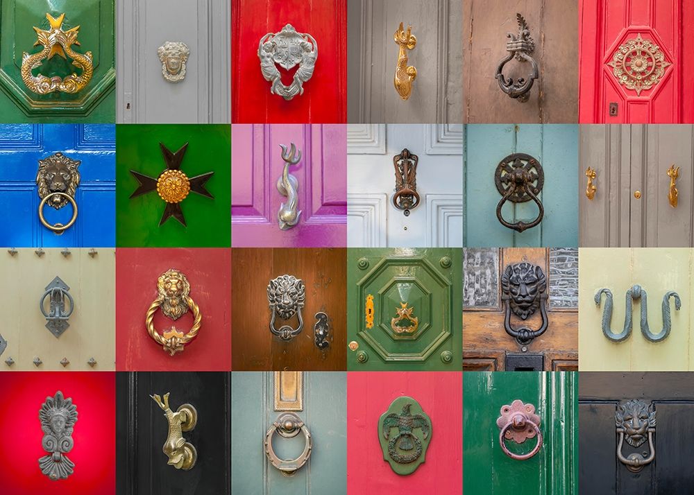 Doorknobs collage